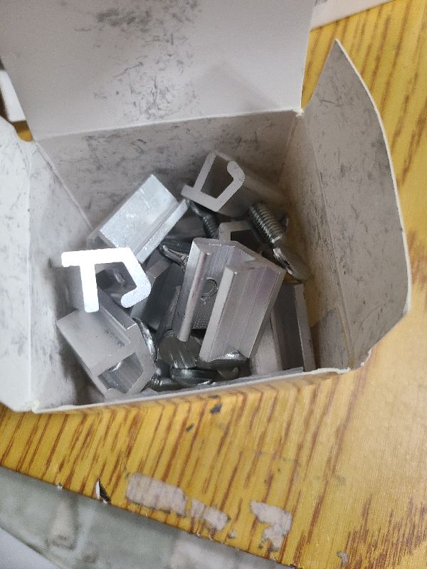 Photo 1 of 15 Sets Sliding Window Locks Bulk Aluminum Metal Security Door Locks Adjustable with Keys for Safety, Silver