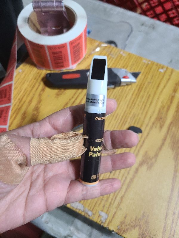 Photo 1 of 218 Attitude/Midnight Black Metallic Touch Up Paint Compatible with Toyota, Exact Match Car Paint Pen Automotive Scratch Repair Remover Kit Quick & Easy Solution for Vehile Chips and Nicks