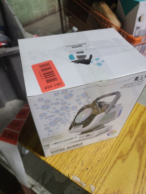 Photo 1 of 2025 Upgraded Bubble Machine with Remote Control, Automatic Rotation & RGB Lights, 1800mAh Rechargeable Battery, Type-C Charge, Bubble Maker for Kids, Weddings, Birthday Parties, Outdoor Activities