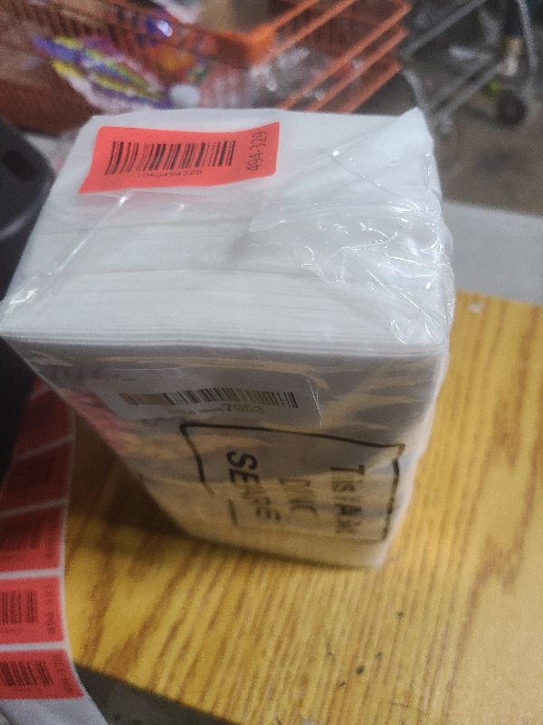 Photo 1 of 100 Pcs Wedding Napkins Mr & Mrs Dinner Napkins for Reception Disposable Decorative Towels for Wedding Shower Banquet Rehearsal Dinner Decor (Rose Gold)