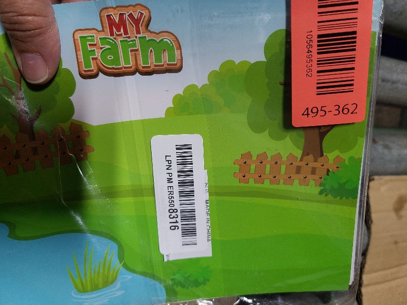 Photo 1 of 24 Sheets Farm Animals Stickers Party Favors Waterproof Cow Sheep Chicken Sticker Animal Cute Wall Decal Self Adhesive Sticky for Farm Theme Party Favors