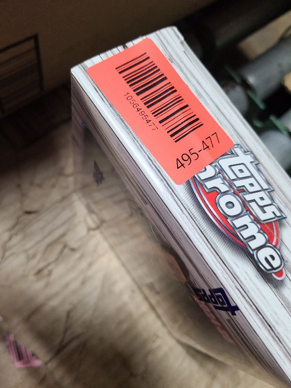 Photo 1 of 2024-25 Topps Chrome Basketball - Factory Sealed - Mega Box