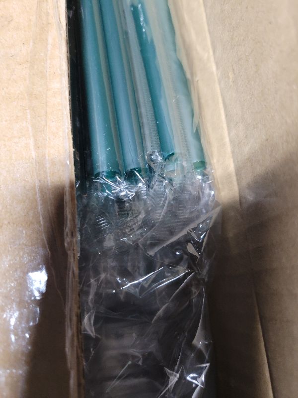 Photo 1 of 12 oz Clear Plastic Cups with Lids and Straws, Disposable Coffee Cups 25 Sets