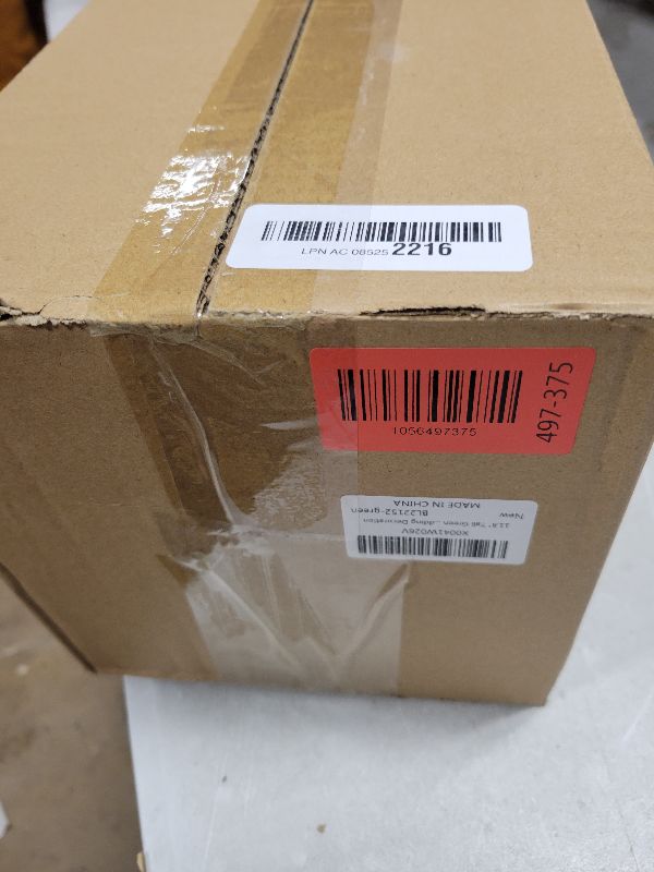 Photo 1 of 11.8" Tall Green Glass Vase Beautiful Hand Blown Glass Vase Modern Art Home Decor, Wide Mouth Colorful Vases for Mantle Dining Table Centerpiece, Entryway Living Room Wedding Decoration