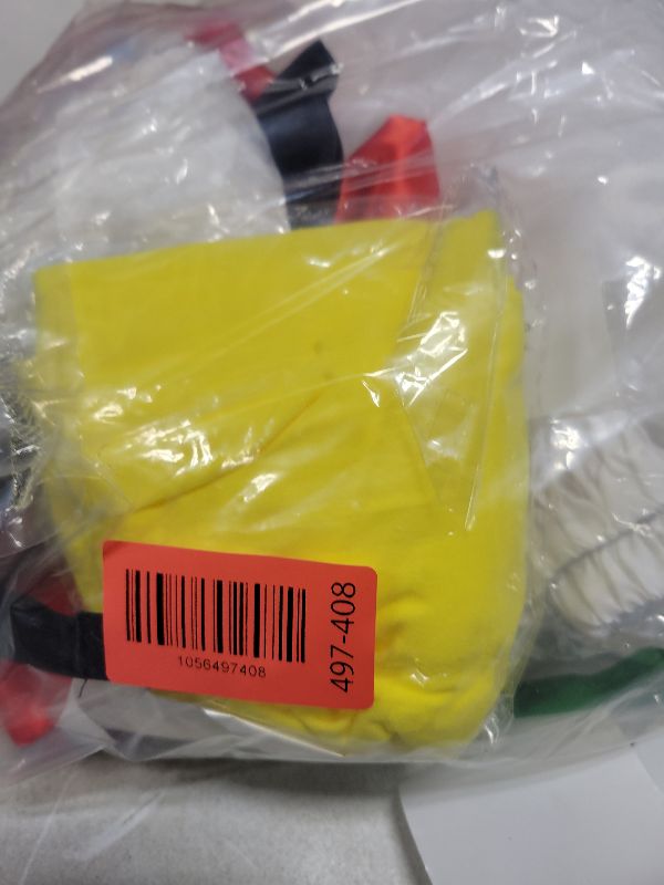 Photo 1 of 10 PCS Chicken Couple Costume, Couples Costumes for Adults Funny, Tutu Skirts, Yellow Opaque Tights, Feather Boa, Black Glasses, Bow Tie, Red Apron, Mustache Eyebrows Duo Costumes for Best Friends