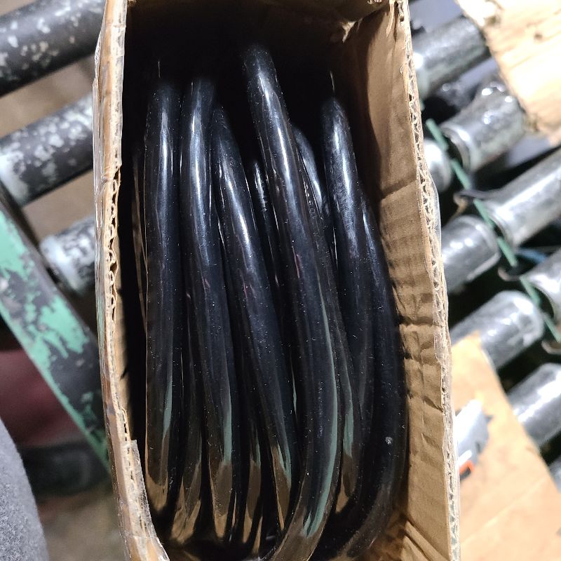 Photo 1 of 12/3 50 FT Heavy Duty Outdoor Extension Cord Waterproof with Lighted End,Black 12 Gauge Extension Cord Flexible and Cold Resistant 3 Prong Grounded Plug,15Amp 1875W SJTW ETL Listed