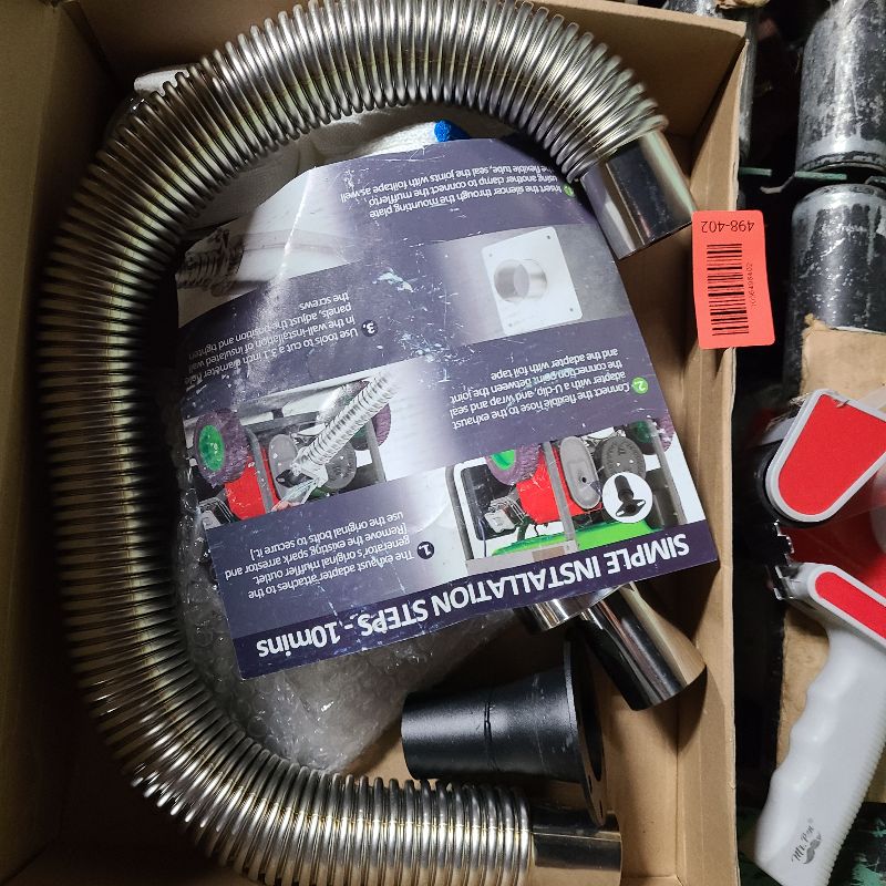 Photo 1 of 2025Newly Upgraded Generator Exhaust Extension Silencer Kit With Insulated Through-Wall Mounting Plate, Universal Generator Muffler Silencer Kit - Efficient Noise Reduction and Safe Exhaust Design