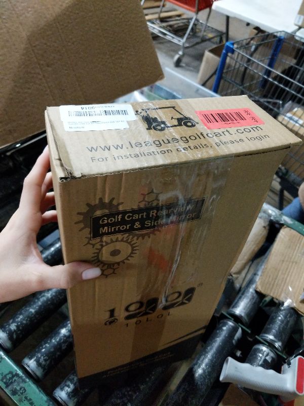 Photo 1 of 10L0L Golf Cart Mirrors Contains Folding Side Mirrors and Rear View Mirror Universal for Yamaha Club Car DS Precedent/EZGO TXT RXV