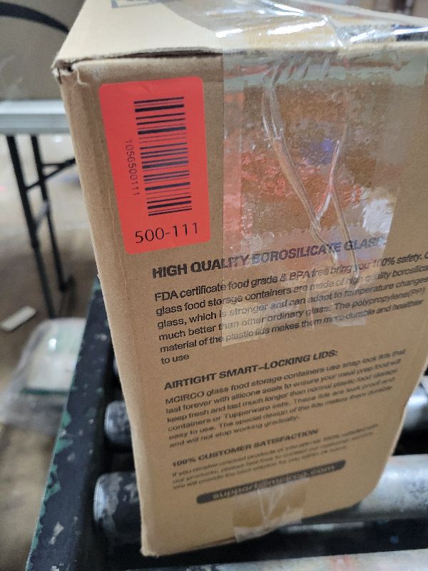 Photo 1 of [8-Pack,30 oz]Glass Meal Prep Containers,MCIRCO Glass Food Storage Containers,Airtight lunch Containers with Lids, Microwave, Oven, Freezer and Dishwasher, White