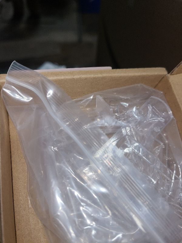 Photo 1 of 10 Pcs Clear Plastic Locking Shelf Support Pins - Cabinet Shelf Clips Pegs With Thick Self-Locking Bracket for Furniture Shelves