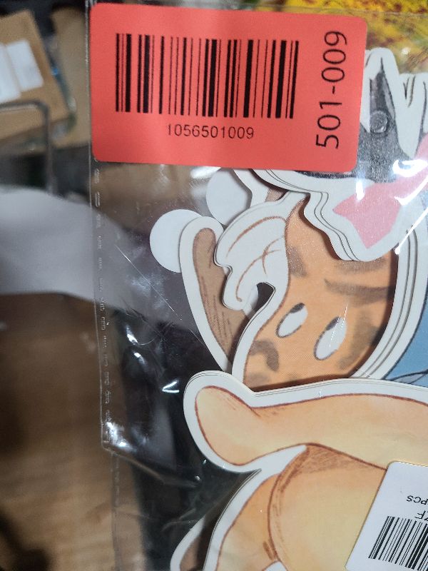 Photo 1 of 12PCS Vintage Winnie Baby Shower Hanging Decoration Double-Side Pooh Cutouts For Balloons Decor Table Centerpiece Newborn Birthday Supplies