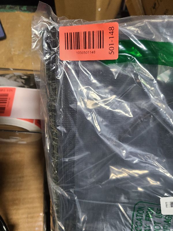 Photo 1 of [WindscreenSupplyCo] 60-70% 6.5 FT X 10 FT Mesh Tarp/Shade Cloth 9-Needle Knitted Heavy Duty Black with Grommets for Green House, Garden, pergola, Pools, Dump Truck - MT6510BLKX1