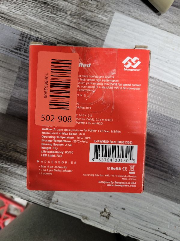 Photo 1 of 1pcs 3010 Extruder Fan for Flashge for Adventurer 5M / AD5M Pro - 3D Printer Parts
