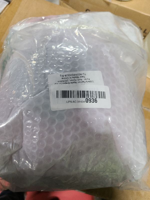 Photo 1 of 123Arts Apple Shape Shoulder Bag Crossbody Bag PU Leather Handbag