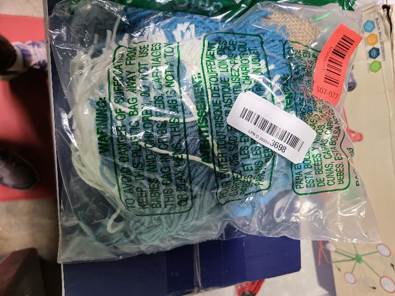 Photo 1 of 1/2 Birthday Boy Half Birthday Decorations High Chair Banner, 6 Month Girl Tassel Wood Bead Highchair Garland Blue