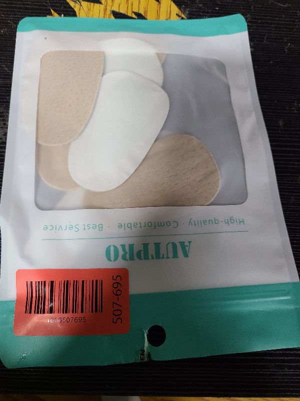 Photo 1 of (3 Pairs) Pigskin Heel Cushions Cups for Plantar Fasciitis, Sore Heel Pain, Bone Spur & Achilles Tendonitis, Heel Support Insoles, Adhesive Heel Padding Inserts for High Heels Boots Flats Sandals