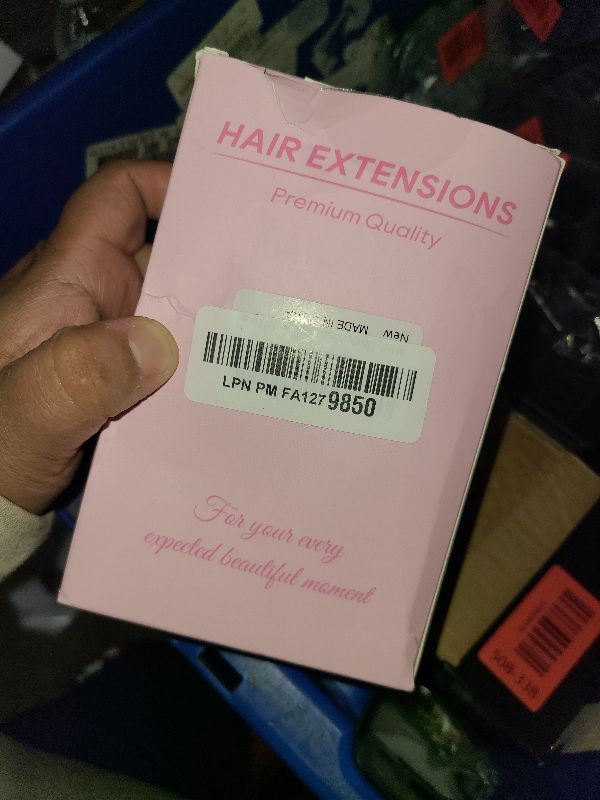 Photo 1 of 14 Inch Ponytail Extension - Wavy Pony Tails Hair Extensions, Claw Clip Ponytail Extension, Synthetic Hair Extensions Ponytail, Clip on Ponytails for Women (Light Brown With Beige Highlights)