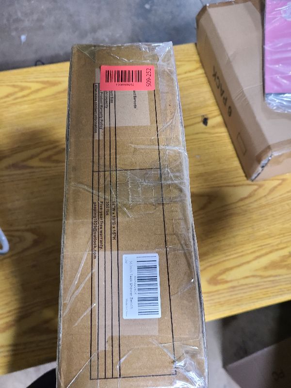 Photo 1 of 14" Compact Teak Shower Stool with Shelf & Handle - Waterproof, Non-Slip Bath Bench for Small Bathrooms/Outdoor Use, 300 lbs Capacity (Patented)