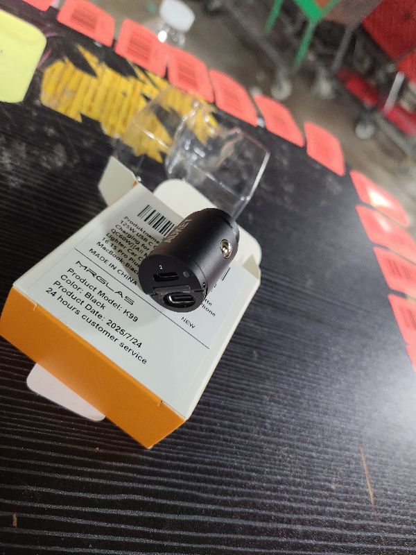 Photo 1 of ?Upgraded? 125W Car Charger USB C Super Fast Charging, [PD65W & QC60W][All Metal] MRGLAS Cigarette Lighter Car Charger, Car Accessories for iPhone 17 16 Pro Max Air iPad Samsung S25 Pixel 10