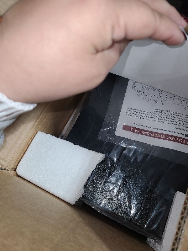 Photo 1 of 1.2 Cub Small Fireproof Safe for Home, Personal Fire Safe Box with Digital Keypad Key and Removable Shelf, Small Security Box for Money Firearm Medicine Valuables