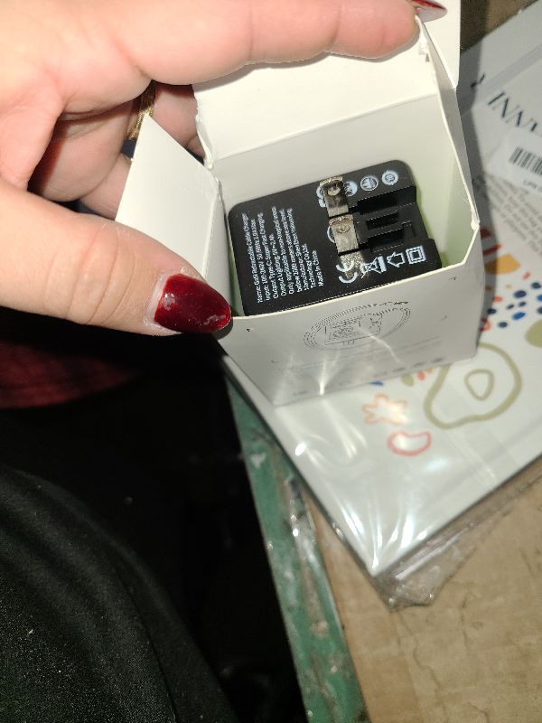 Photo 1 of 2 in 1 Compatible with Fast Charger,45W Retractable Phone Charger Wall Plug with Lightning and Type-C Cables, All in 1 Foldable Plug, Fast Charging Power Adapter for Phone Laptops(Green)