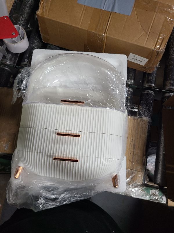 Photo 1 of Upgrade Large Makeup Organizer Countertop Vanity Organizer Cosmetic Organizer Makeup Storage Box Bathroom Counter Organizer Perfume Skincare Organizers Gift Women Clear Design Easy Visibility