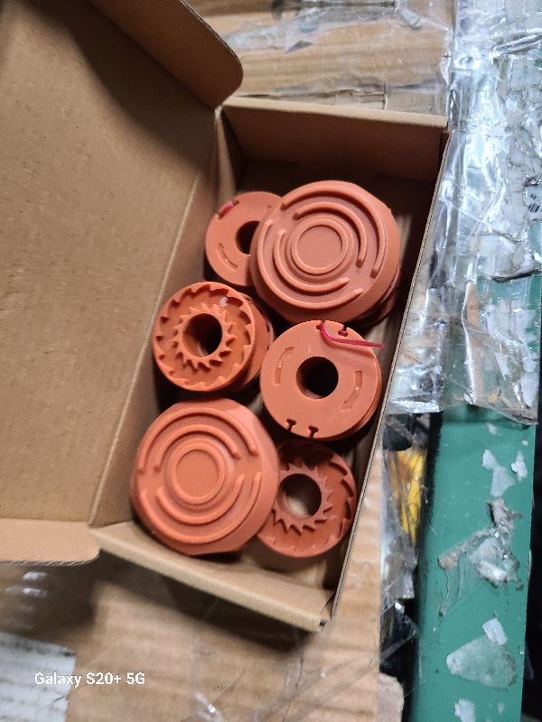 Photo 1 of 10 Pack Trimmer Spool Line for Worx,(WA0010)Replacement Trimmer Spool Line for Worx,Trimmer Line Refills 0.065 inch for Worx,Suitable for Worx String Trimmers(8 Pack Grass Trimmer Line,2 Trimmer Cap)
