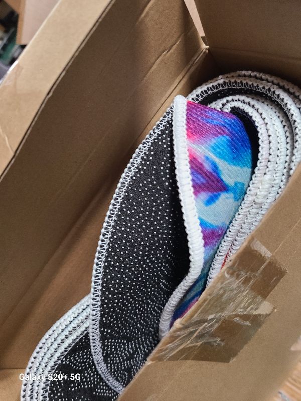 Photo 1 of 12 Pcs Carpet Circle Seats, 15 Inch Round Classroom Rug, Non Slip Corner Floor Cushion Mat, Circle Time Rug for Living Room, Learning, Playing Areas, Story Time, Group Activity (Tie Dye)