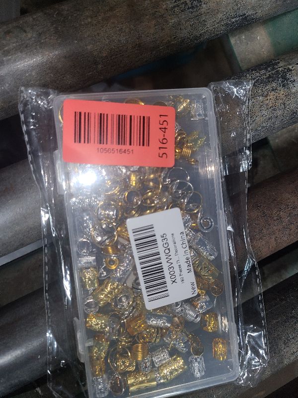 Photo 1 of 180 Pieces Dreadlock Hair Accessories Celtic Loc Jewelry Hair Cuffs for Braids, Alloy Spiral Coil Hair Clips Dreadlocks Beads Hair Rings Braiding Hair Decorations