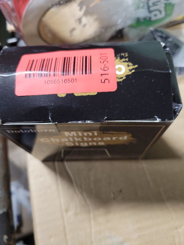 Photo 1 of 12 Pack 4"x3"Mini Chalkboard Signs for Chalk Sign for Food - Party - Buffet - Table Sign Chalkboard - Wedding - Bakery - Small