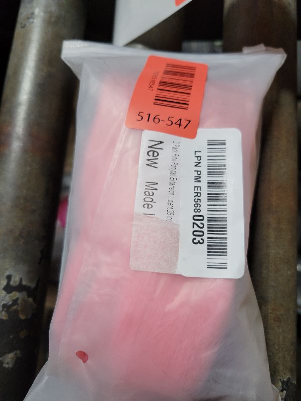 Photo 1 of 2 Pack Pink Ponytail Extension with Elastic Tie Straight Sleek Wrap Around Braid Ponytail Red Gradient 26 Inch (Purple/Red/Pink#)