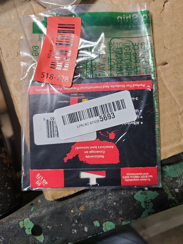 Photo 1 of $12.6/Month | Infimobile Prepaid Unlimited Plan: 6 Months | 10GB High-Speed Data Per Month | Unlimited Data Talk & Text | Prepaid Plan Service SIM Card | Nationwide Coverage | 4G, 5G Network