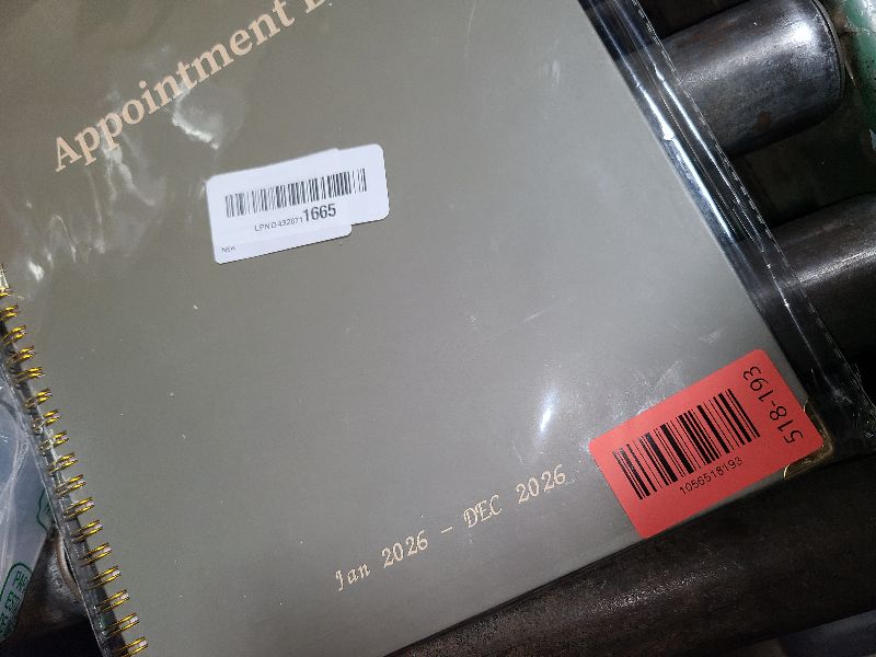 Photo 1 of 2026 Appointment Book/Planner - 2026 Daily Hourly Planner from Jan. 2026 - Dec. 2026, Weekly appointment Book 2026, 2026 Hourly planner with 20-Minute Interval, 9" x 11", Twin-Wire Binding, Colorful Tabs, Pocket - Green