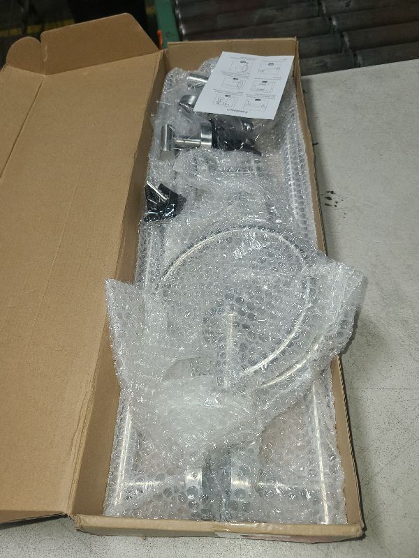 Photo 1 of 10-Pieces Brushed Nickel Bathroom Accessories Set, Stainless Steel Bathroom Hardware Set, Bath Towel B