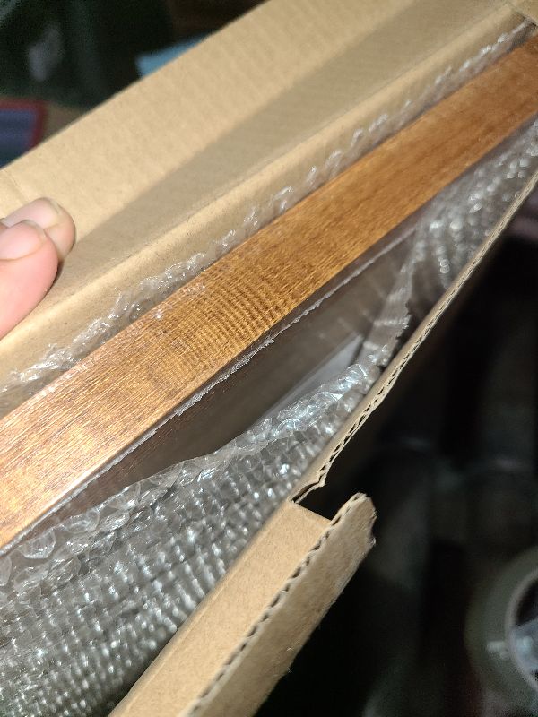 Photo 1 of 12x12 Picture Frames Solid Wood Display Pictures 10x10 or 8x8 with Mat or 12x12 without Mat - 12x12 Inch Square Photo Frames with 2 Mats for Wall or Tabletop Mount, 1 Pack