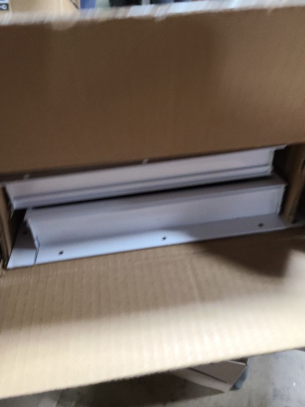 Photo 1 of 2 Pack 10" x 18" White Shed Window with Tempered Glass Household Windows with Screws for Shed, Chicken Coop, Playhouse, Garage and Barns (No Screen)