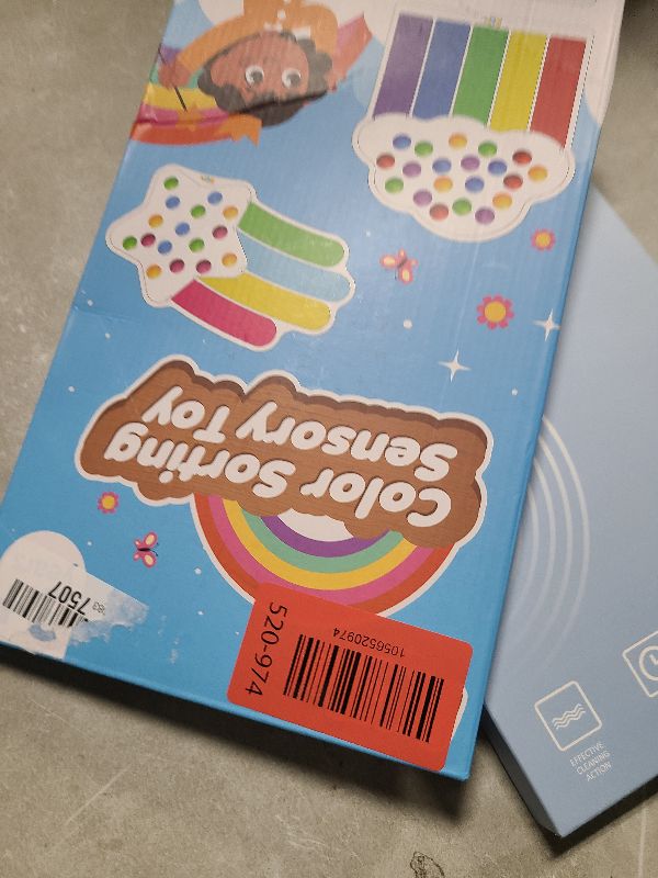 Photo 1 of 2 PCS Color Sorting Sensory Toys for Toddlers: Quiet Calm Down Corner Supplies for Kids - Fine Motor Matching Game for Preschool Learning Activities - Classroom Autism Sensory Products for Kids 3+