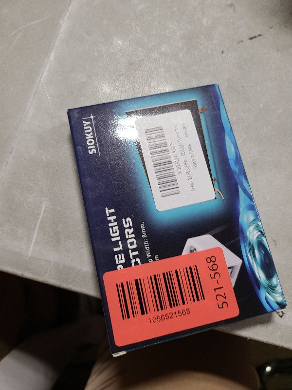 Photo 1 of 20 PCS 2-Pin 8mm Solderless LED Strip Connectors, Reliable and Easy-to-Install, Solidly Connected LED Light Connectors