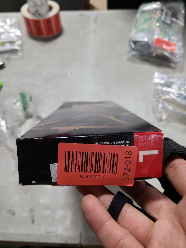 Photo 1 of (New) Work Orthotic Insoles - Anti Fatigue Medium Arch Support Shoe Insert Men Women - for Plantar Fasciitis Flat Feet Leg - Relieve Foot Pain - Work Boot Insoles Standing All Day (L, Blue Lines)