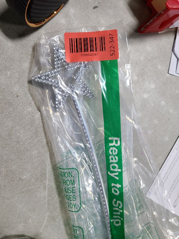 Photo 1 of 13 Inches Fairy Wand Star Wand Princess Angel Wands, Angel Star Magic for Birthday Party Wedding Christmas Cosplay