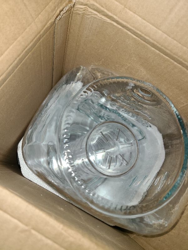 Photo 1 of 2 Gallon Glass Drink Dispensers For Parties,Beverage Dispensers With Stand And 100% Leakproof Stainless Steel Spigot.Glass Water Jug Dispenser,Lemonade Dispenser,Mason Jar.