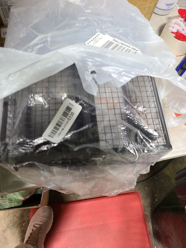 Photo 1 of 2 Packs Humane Rat Trap Outdoor Mouse Traps Indoor Use, Rodent Chipmunk Traps for Small Live Animal Catch and Release - Black