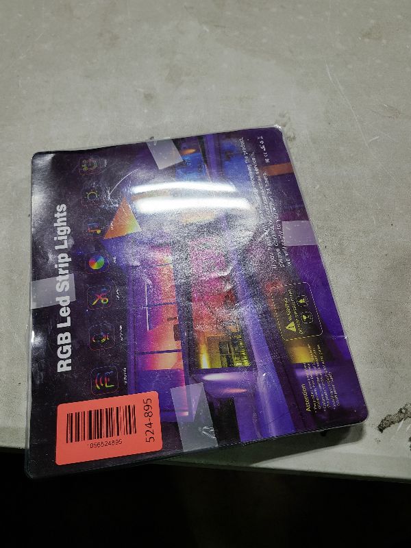 Photo 1 of 100FT Smart LED Strip Lights RGB Sync to Music with 40 Key Remote Controller LED Lights for Bedroom,Christmas Lights decration (Multi-Colored, 100FT)