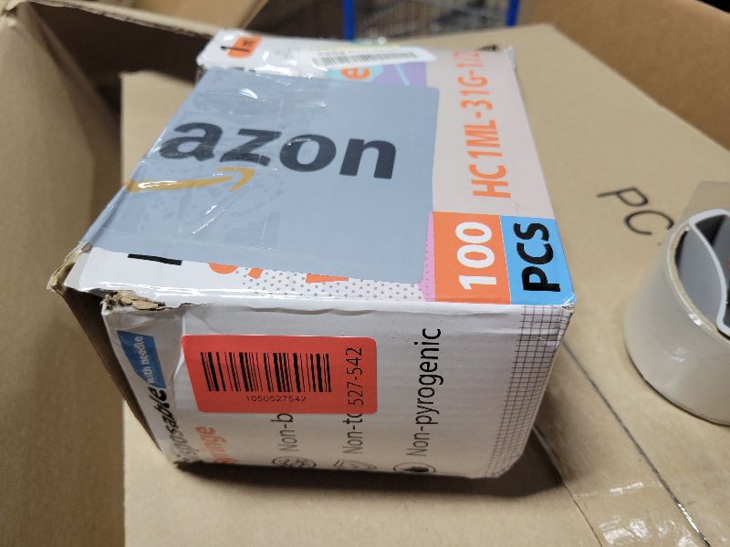 Photo 1 of 1mL Syringe 31G 1/2 Inch, Individually Wrapped, Pack of 100