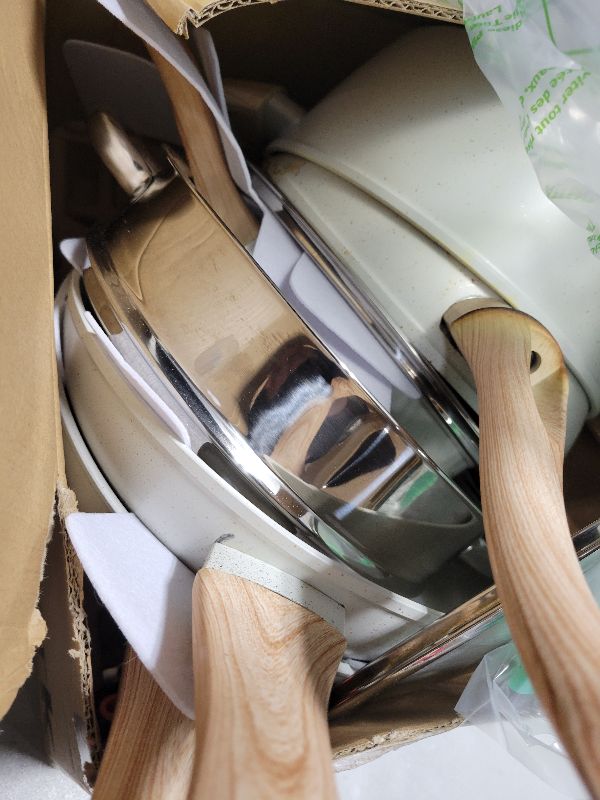 Photo 1 of 16PCS Pots and Pans Set Non Stick Cookware Set Nonstick with Cooking Set