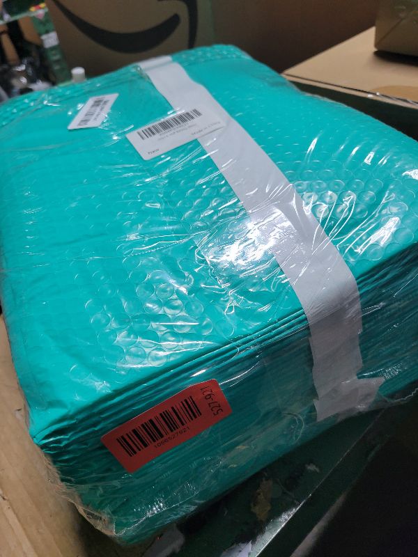 Photo 1 of 10 x 13 Inch Bubble Mailer 40 Pack, Waterproof Padded Envelopes with Strong Self-Seal Adhesive, Cushioning Shipping Bags with Bright Color for Small Business - Minty Blue