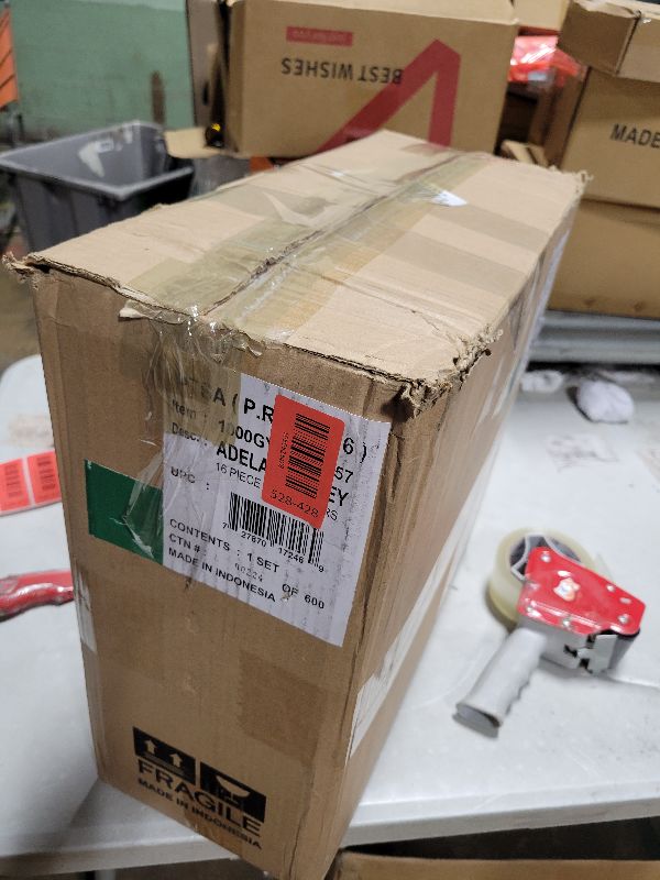 Photo 1 of 222 Fifth Adelaide 16-Piece Casual Grey Porcelain Dinnerware Set – Service for 4, Classic Toile Bird & Floral Design, Microwave & Dishwasher Safe, for Everyday Dining & Entertainment