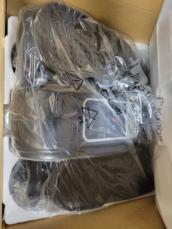 Photo 2 of Under Desk Elliptical Machine, Electric Seated Pedal Exerciser, Mini Elliptical Leg Exerciser with Remoter, 12 Level Speeds, Forward & Reverse Direction, Manual & Auto Mode for Home Office