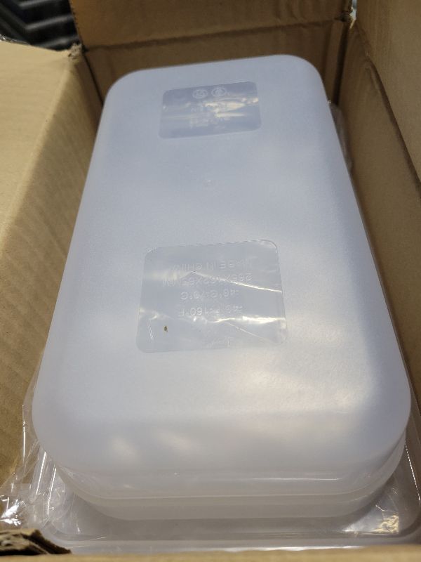 Photo 1 of 1/4 Size&2.5 Inch Translucent NSF Food Pan: 9 PCS[Total Seal] [Hot&Cold Resistant] Food Storage Containers with Lids, Topping Salad Bar Container (BPA-FREE)