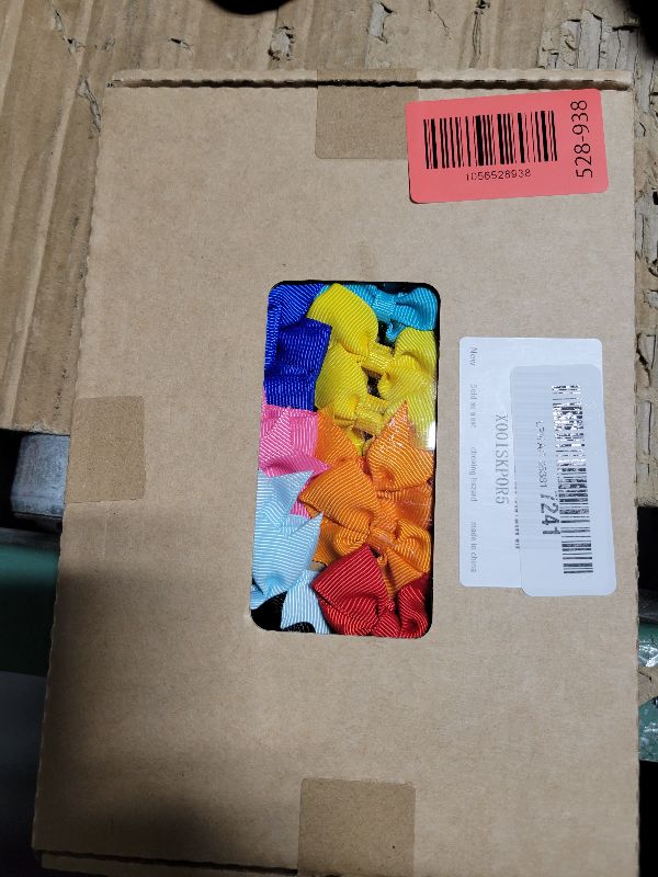 Photo 1 of 2" Baby Hair Clips Fully Lined Bows Tiny Alligator Clips for Infants and Toddlers in Pairs